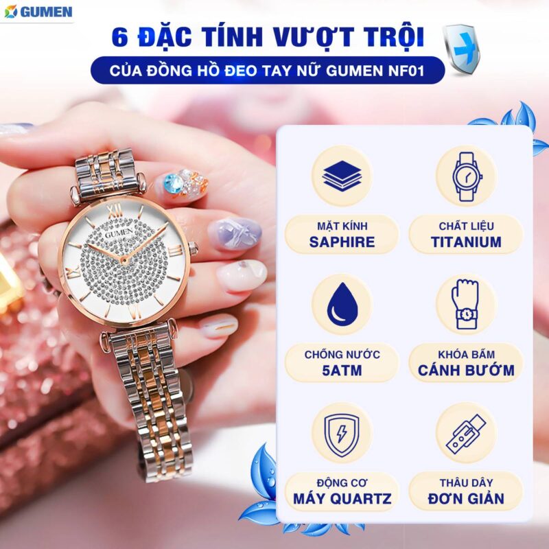 Đồng Hồ Đeo Tay Nữ Gumen Gm04 26 dong ho gumen 173