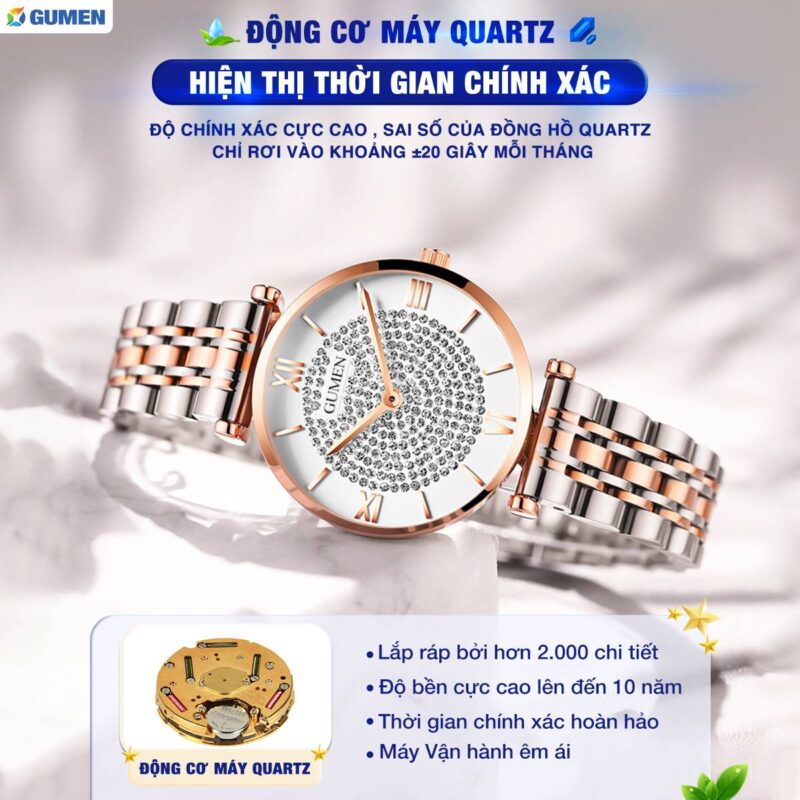Đồng Hồ Đeo Tay Nữ Gumen Gm04 27 dong ho gumen 175