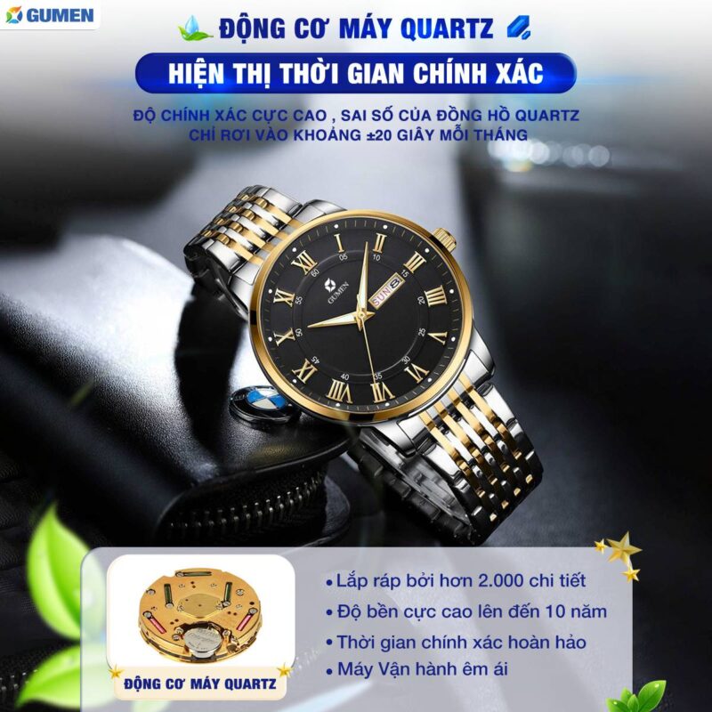 Đồng Hồ Đeo Tay Nam Gumen Pd03 30 dong ho gumen 29