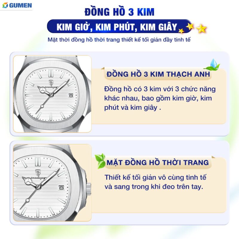 Đồng Hồ Đeo Tay Nam Gumen PD08 38 Đồng Hồ Đeo tay Nam Gumen Pd08 Đẳng cấp Thời Thượng Chính Hãng Sản Xuất Tại Thụy Sĩ Bảo Hành 5 Năm Hơn + 20.000 Lượt Mua hàng