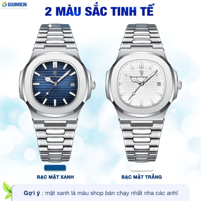 Đồng Hồ Đeo Tay Nam Gumen PD08 31 Đồng Hồ Đeo tay Nam Gumen Pd08 Đẳng cấp Thời Thượng Chính Hãng Sản Xuất Tại Thụy Sĩ Bảo Hành 5 Năm Hơn + 20.000 Lượt Mua hàng