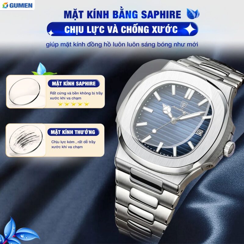 Đồng Hồ Đeo Tay Nam Gumen PD08 33 Đồng Hồ Đeo tay Nam Gumen Pd08 Đẳng cấp Thời Thượng Chính Hãng Sản Xuất Tại Thụy Sĩ Bảo Hành 5 Năm Hơn + 20.000 Lượt Mua hàng