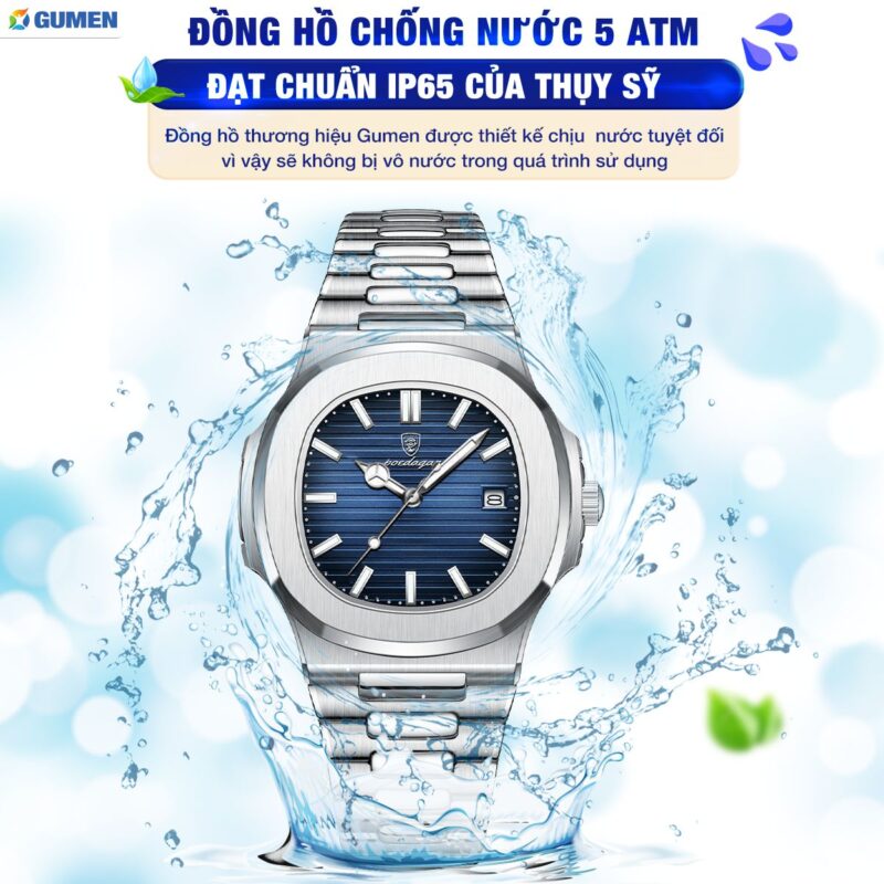 Đồng Hồ Đeo Tay Nam Gumen PD08 35 Đồng Hồ Đeo tay Nam Gumen Pd08 Đẳng cấp Thời Thượng Chính Hãng Sản Xuất Tại Thụy Sĩ Bảo Hành 5 Năm Hơn + 20.000 Lượt Mua hàng