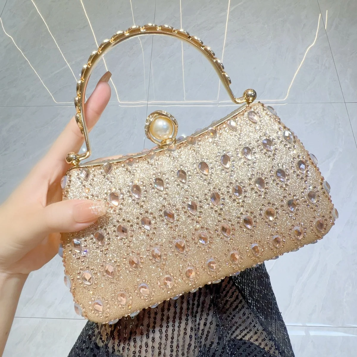 Túi xách dự tiệc Gumen Luxury H19 cao cấp